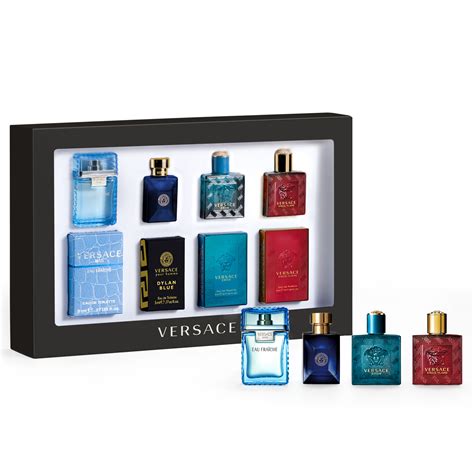 versace mens gift|mini men's aftershave sets.